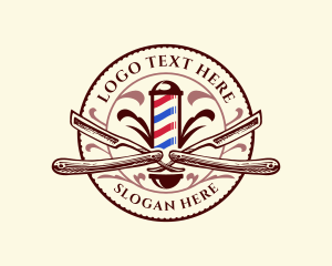 Stylist - Barber Razor Groomer logo design