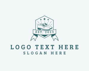 Leather - Oxford Formal Shoe logo design