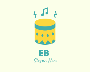 Upbeat Percussion Drum Logo