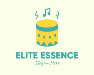 Drummer - Upbeat Percussion Drum logo design