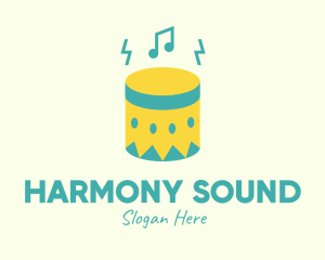 Hawaiian - Upbeat Percussion Drum logo design