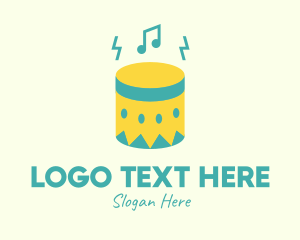 Upbeat Percussion Drum Logo