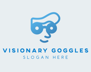 Goggles - Geek Goggles Technician logo design