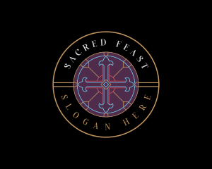 Holy Christian Cross logo design