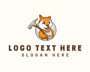 Tool - Squirrel Hammer Carpentry logo design