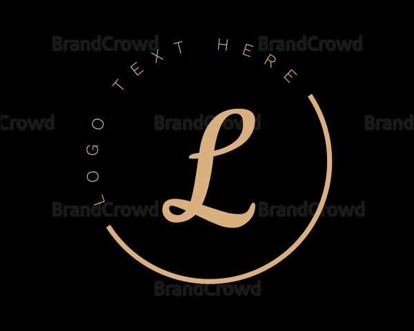 Elegant Script Boutique Logo