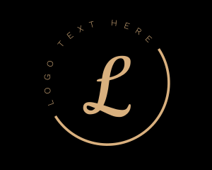 Elegant Script Boutique Logo