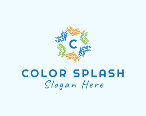 Multicolor Star Entertainment Studio  logo design