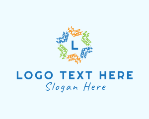 Learning Center - Multicolor Star Entertainment Studio logo design