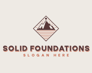 Mountain - Trek Mountain Adventure logo design