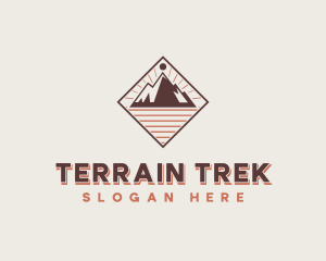 Trek Mountain Adventure logo design