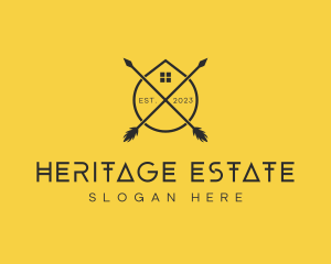 Estate - Cross Arrow Real Estate logo design