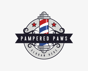 Grooming - Barbershop Grooming Stylist logo design