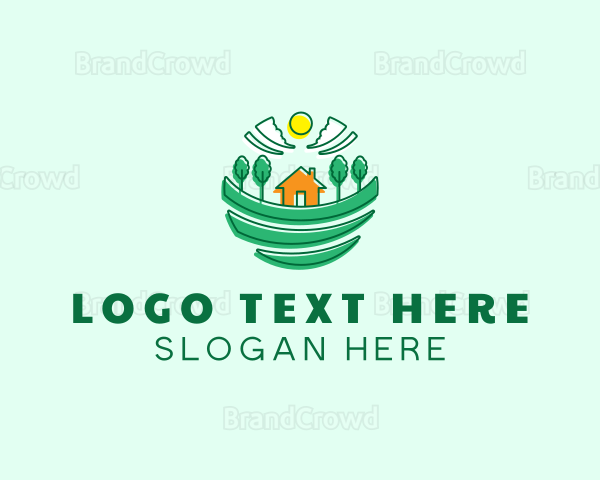 Sustainable House Field Logo