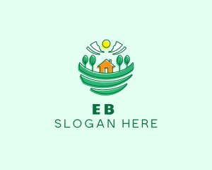 Broker - Sustainable House Field logo design