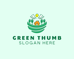 Weeding - Sustainable House Field logo design