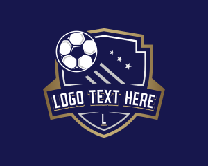 Footballer - Soccer Football Sports logo design