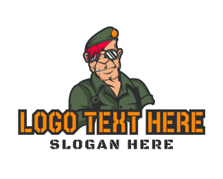 Esports Clan Gaming Soldier Logo