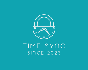 Timer - Minimalist Lock Timer logo design