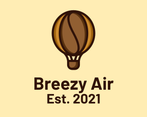 Coffee Air Balloon  logo design