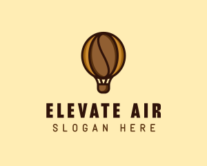 Coffee Air Balloon  logo design