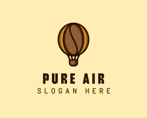 Coffee Air Balloon  logo design