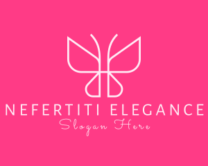 Elegant Butterfly Monoline  logo design