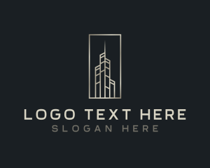 Building - Building Real Estate Skyscraper logo design