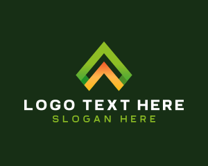 Digital Tech Arrow Letter A Logo