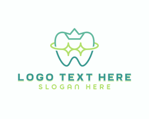 Oral Health - Crown Tooth Dentistry logo design