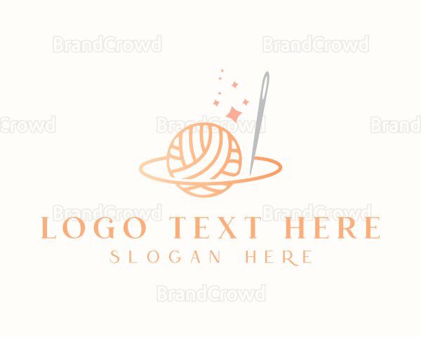 Thread Needle Knitting Logo