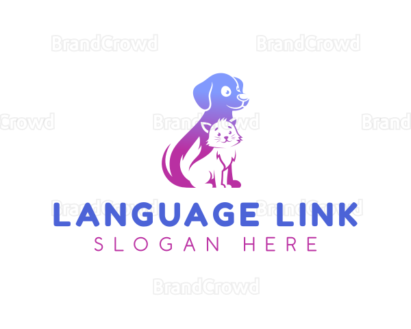 Pet Dog Cat Logo