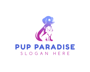 Pet Dog Cat logo design