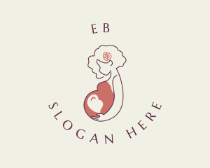 Maternity - Pregnant Woman Motherhood logo design