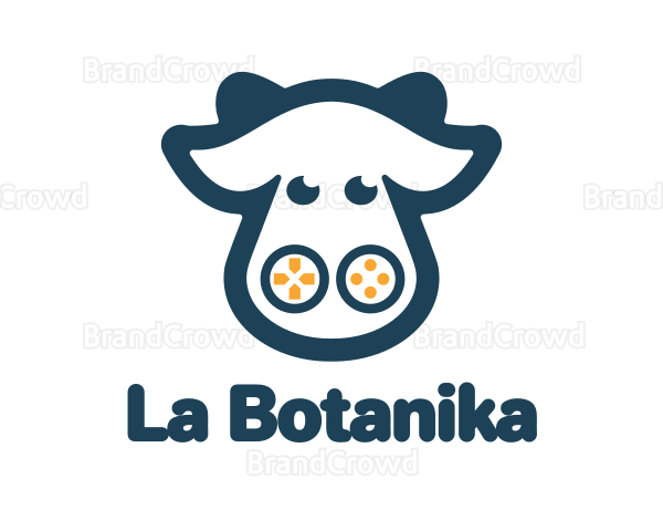 Blue Cow Joypad Logo