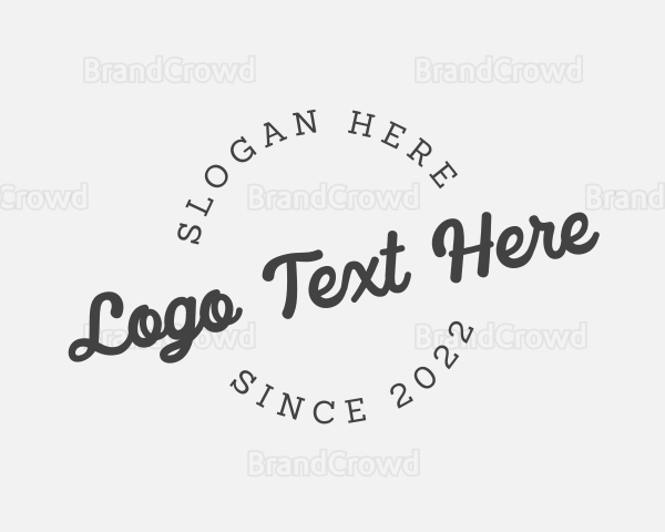 Generic Apparel Brand Logo