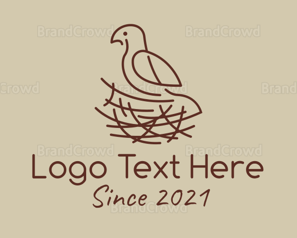 Wild Bird Nest Logo