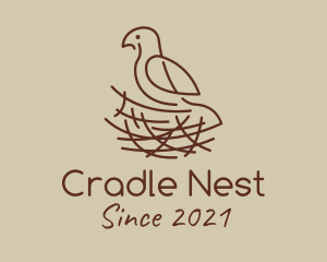 Wild Bird Nest  logo design