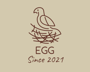 Organic Products - Wild Bird Nest logo design