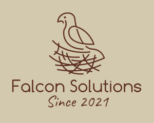 Wild Bird Nest  logo design