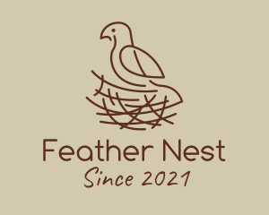 Wild Bird Nest  logo design