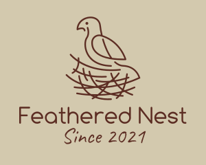 Wild Bird Nest  logo design