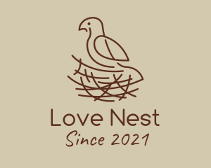 Wild Bird Nest  logo design