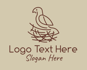 Wild Bird Nest  Logo