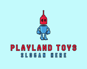 Toy - Pill Robot Toy logo design