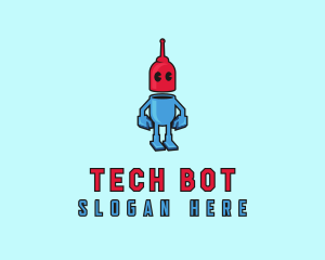Robot - Pill Robot Toy logo design