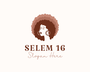 Woman Beauty Afro Logo