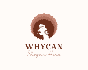 Afro - Woman Beauty Afro logo design
