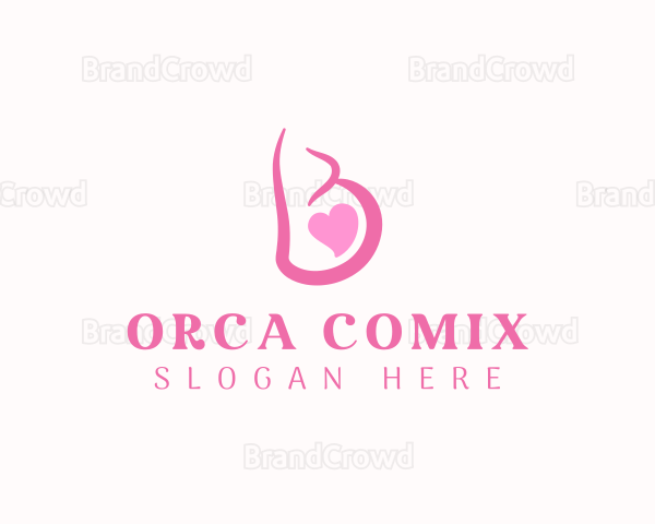 Pregnant Woman Maternity Logo