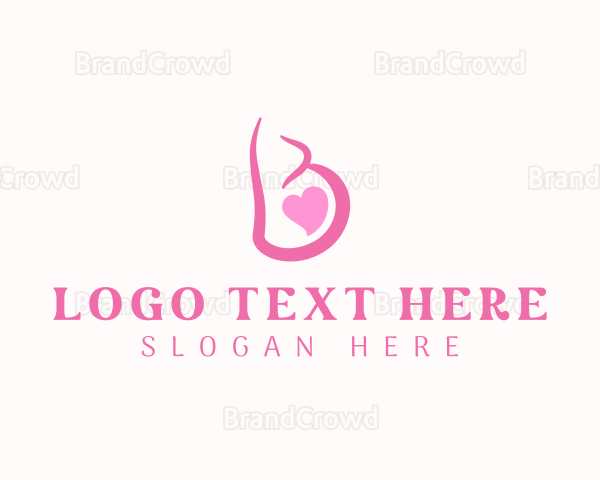 Pregnant Woman Maternity Logo